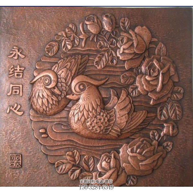 街景小品提供-商场素材-抽象铜屏风雕塑